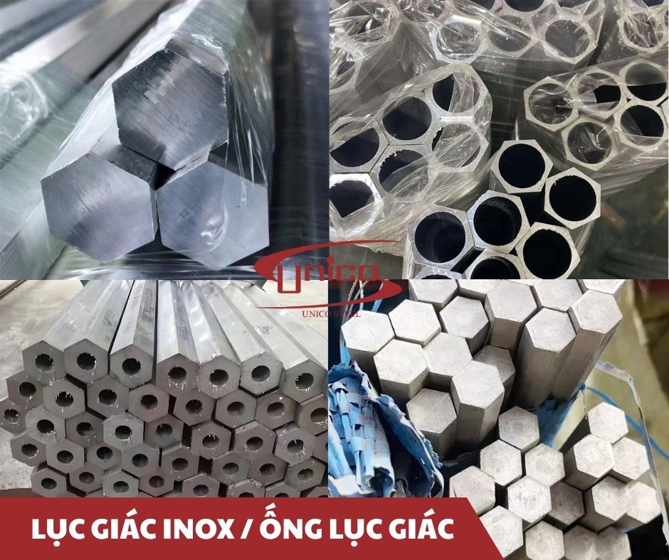 Lục giác inox / Ống lục giác - Unico Steel